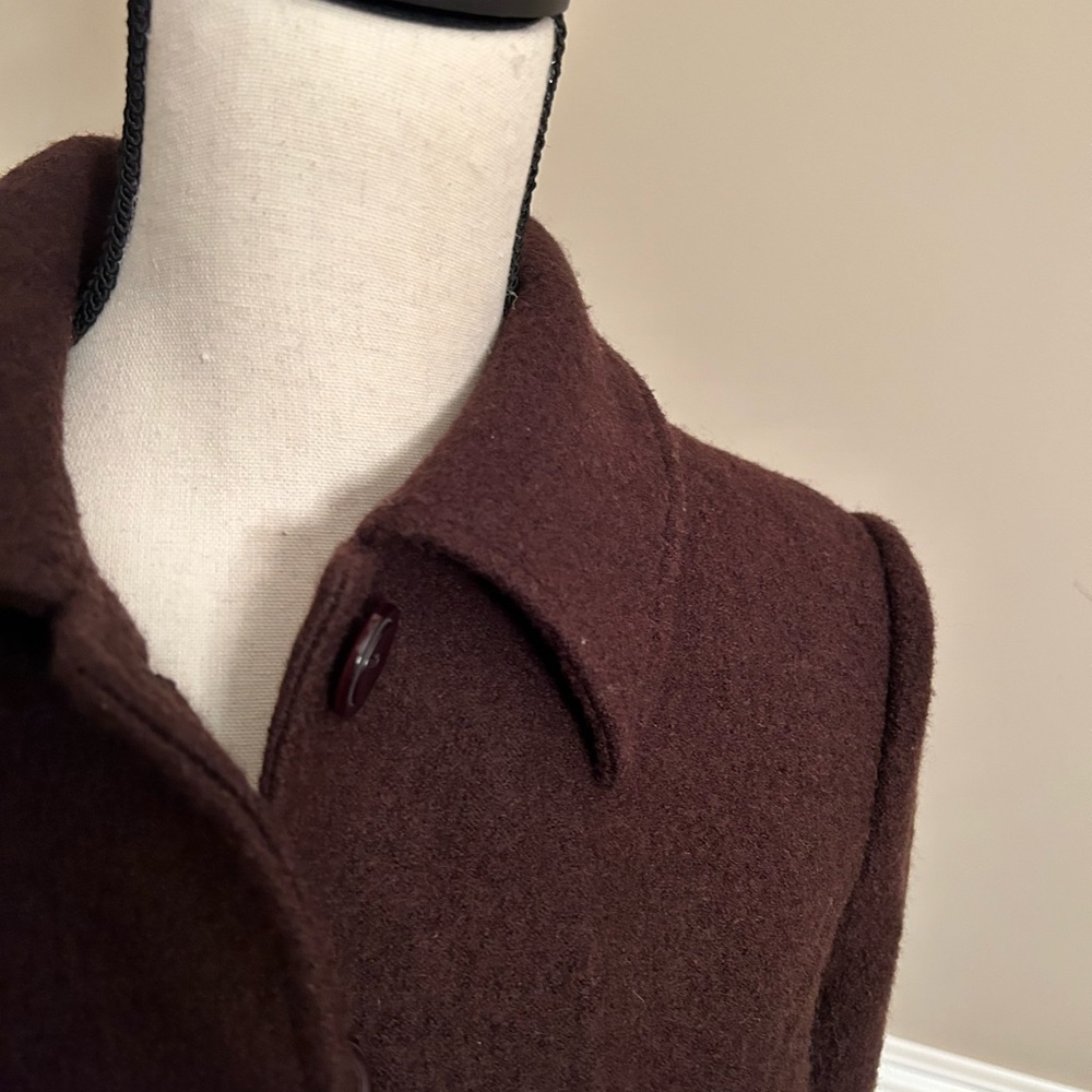 Grace Elements Brown Wool Jacket Size 10 - image 3